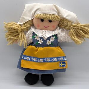 Swedish Handmade Plush Doll